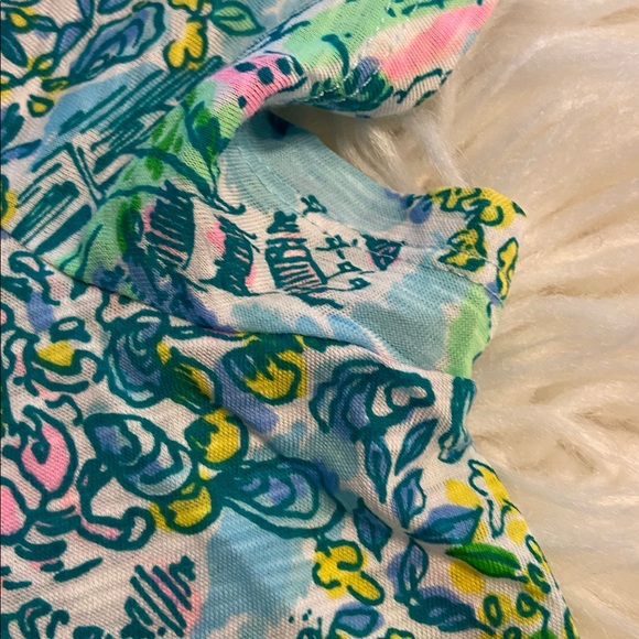 Lilly Pulitzer Multicolor Patterned Top size L length 27” bust 40” BNWOT - Picture 7 of 8